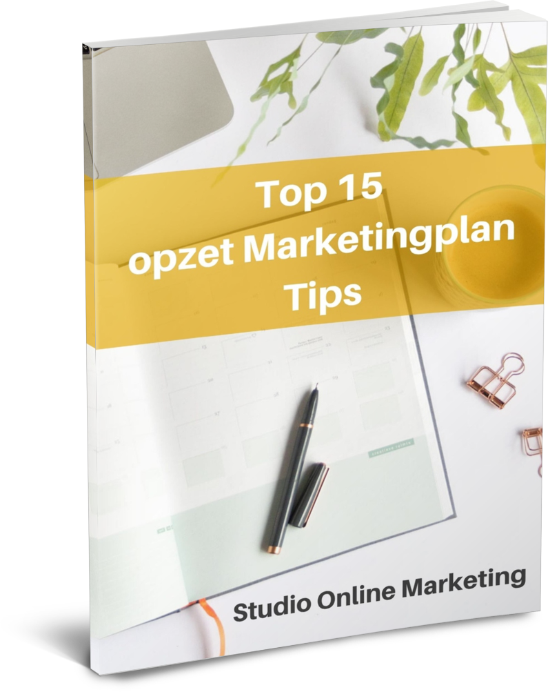 Top 15 opzet marketingplan tips - cover