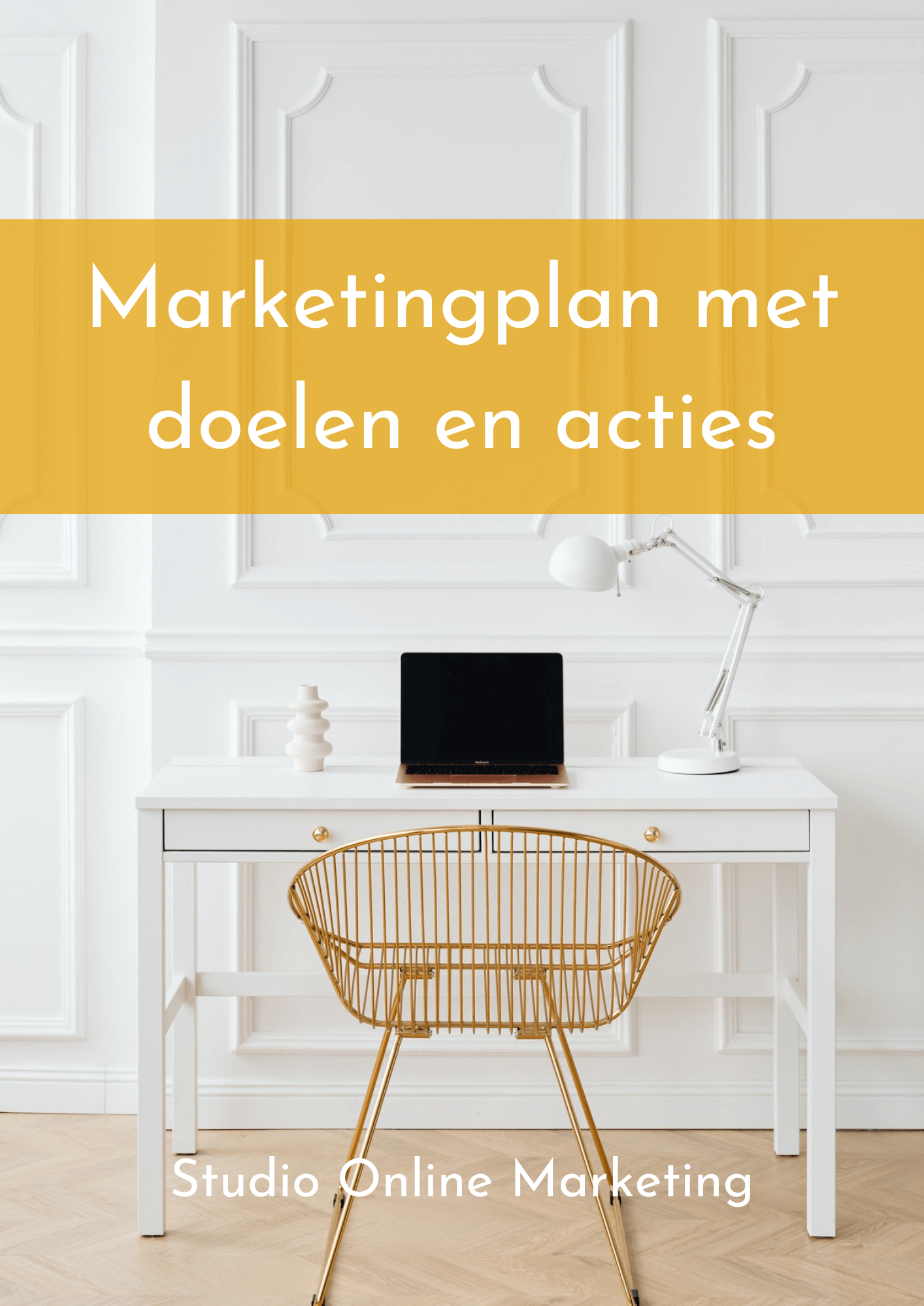 Marketing plan met doelen en acties Studio Online Marketing