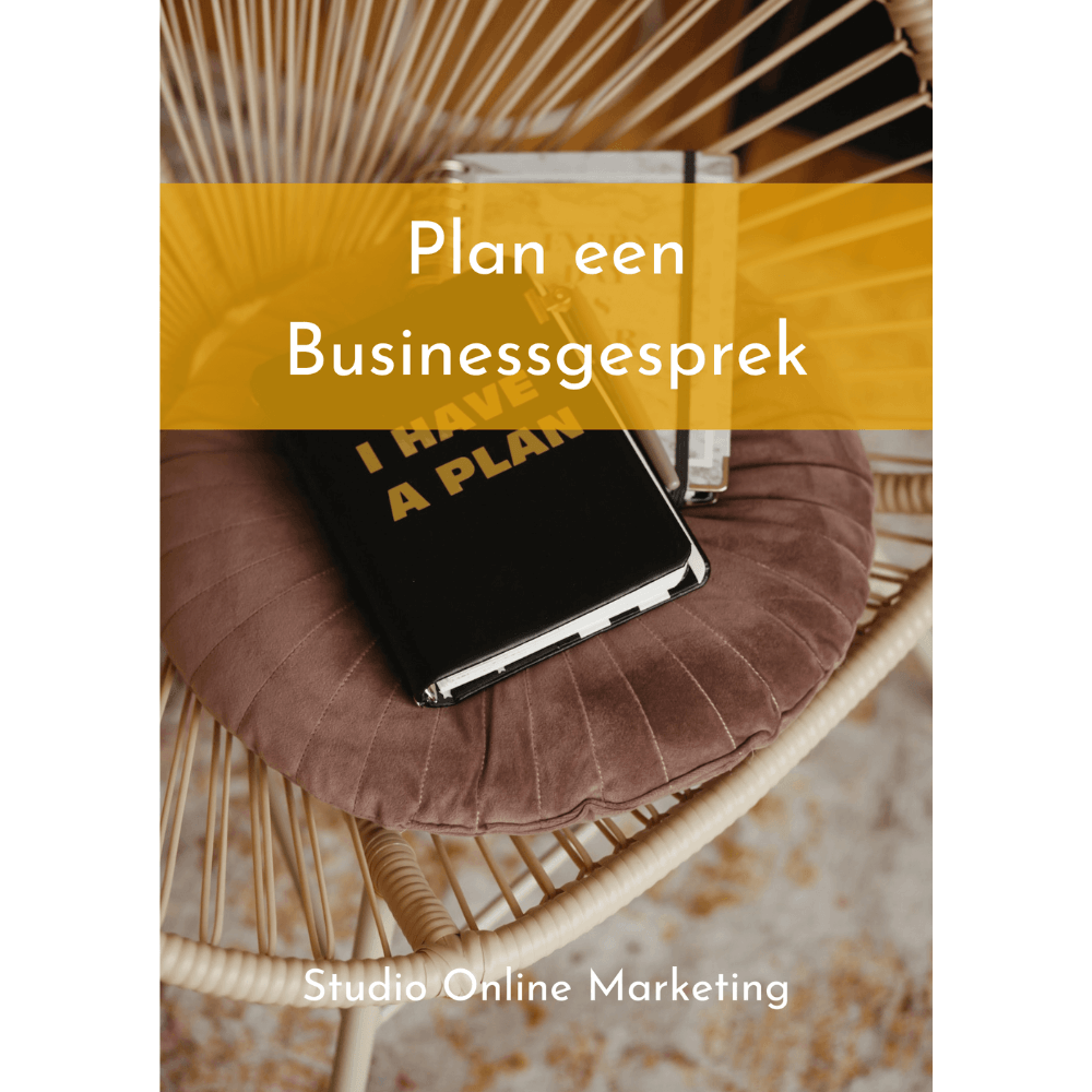 Plan een gratis businessgesprek bij Audrey van Studio Online Marketing